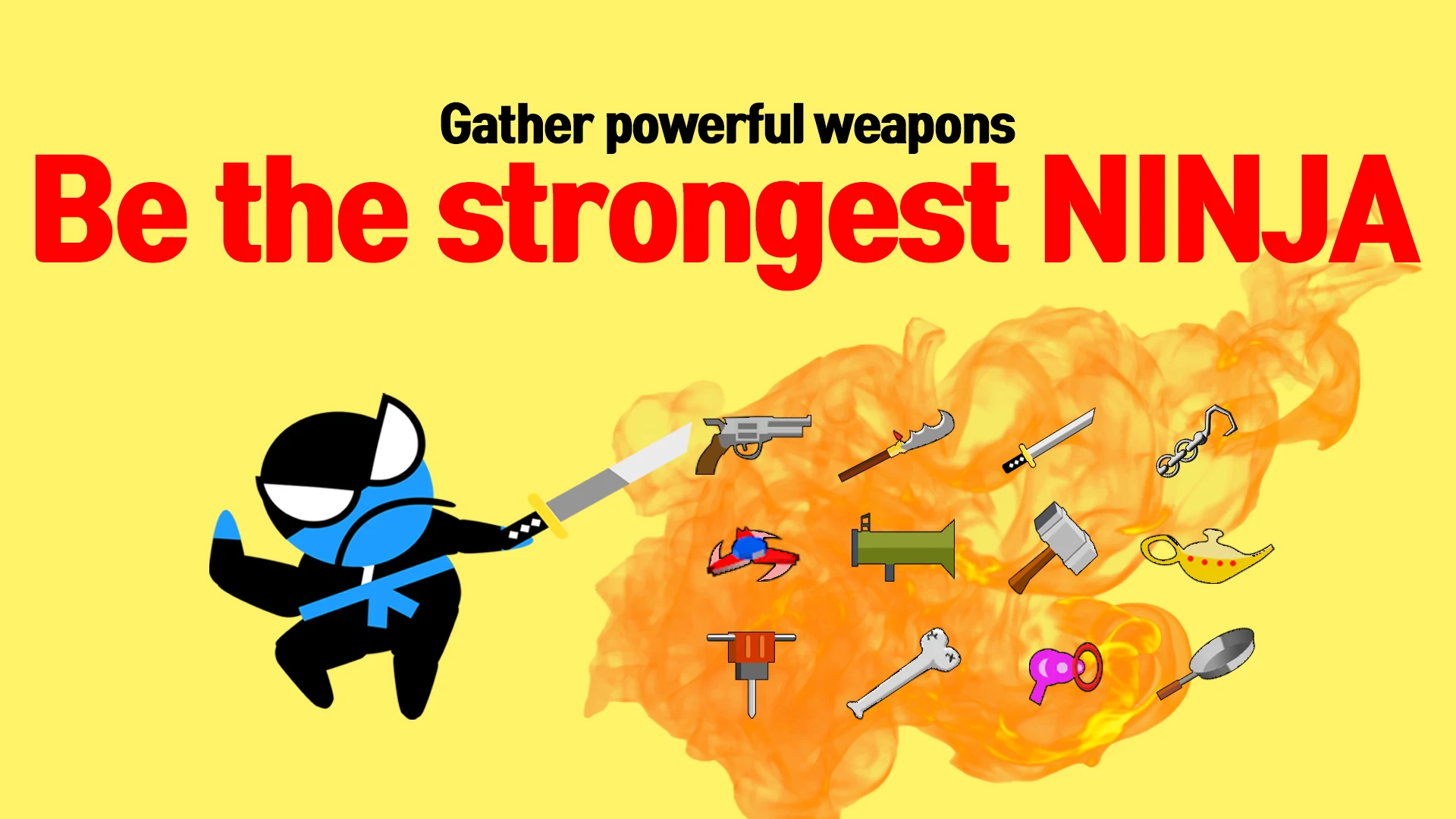 Jumping Ninja Battle 2 Player screenshot