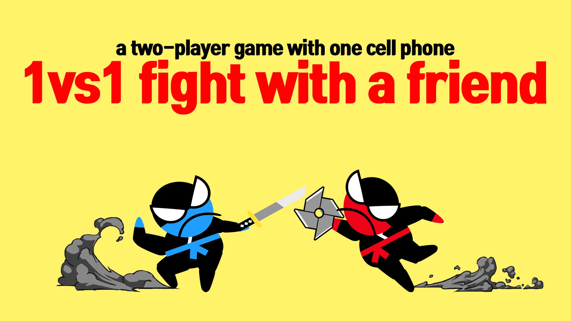 Jumping Ninja Battle 2 Player screenshot